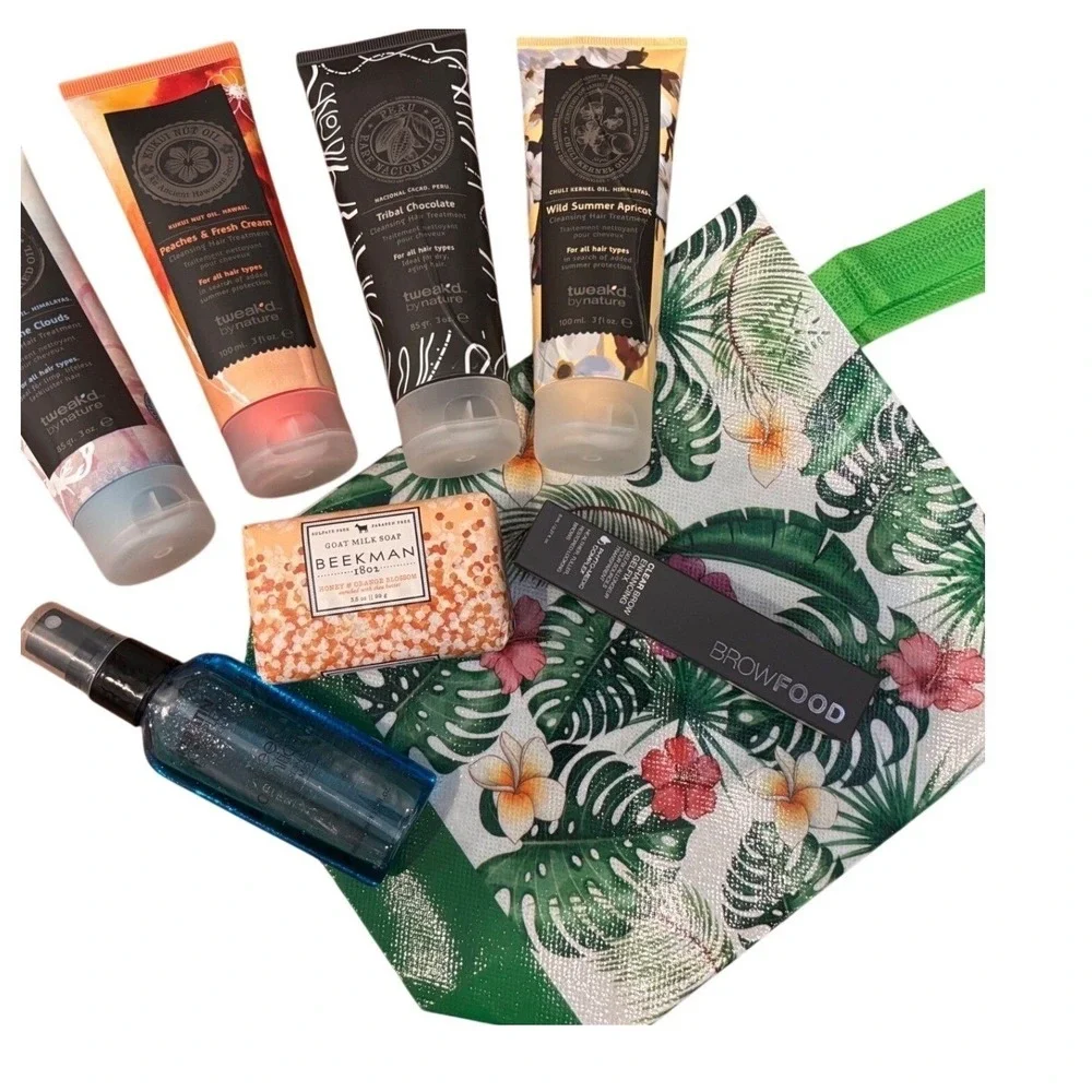 Tweak'd by Nature Hair Care Beekman 1802 Soap Keratin Complex BrowFood Bundle